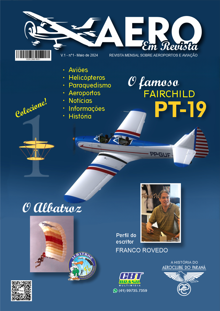 AERO em Revista, aeroporto do Bacacheri, Aeroclube do Paraná, aviação civil, Franco Rovedo, aviadores brasileiros, história da aviação, biplano Fleet, bombardeio de Curityba, Fairchild PT-19, pilotos, instrutores de voo, paraquedismo, comissária de voo, Lilian Bastos de Andrade, Walter Augusto da Silva, Edmundo, Esquadrilha, voar, pioneiros da aviação, aviação paranaense, atividades aeronáuticas, revista aeronáutica, notícias da aviação, entrevistas de aviação, aviação no Brasil, revista digital, aeronaves, Fleet, paixão pelo voo, história de aviadores, legado da aviação.